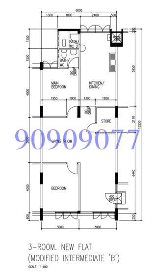 Blk 703 Hougang Avenue 2 (Hougang), HDB 3 Rooms #172181612